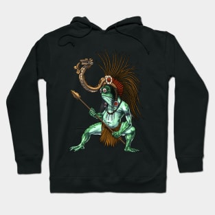 Aztec Warrior Deity Cueyatl Hoodie